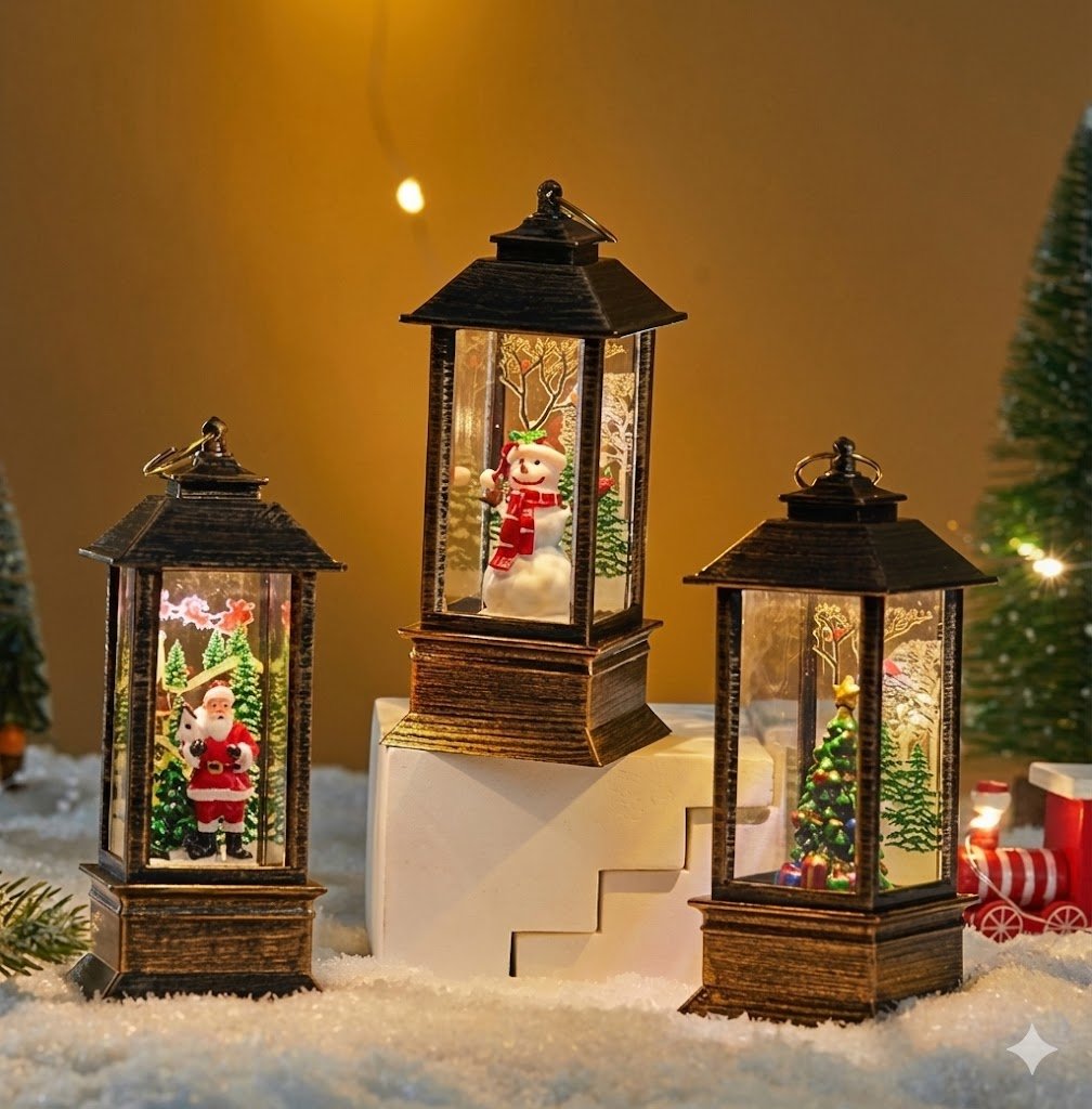 Новорічний LED ліхтар "Зимова казка" Атмосфера свята та затишку у Вашому домі
