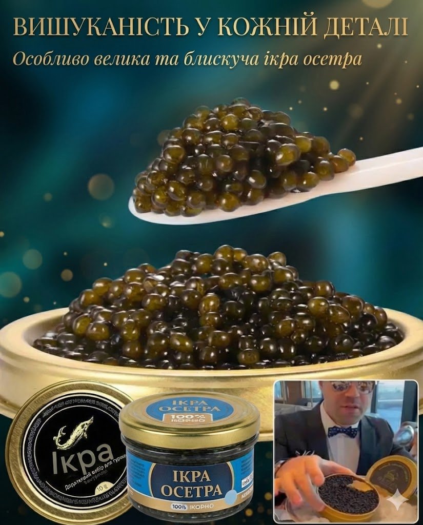 Чорна ікра 100г