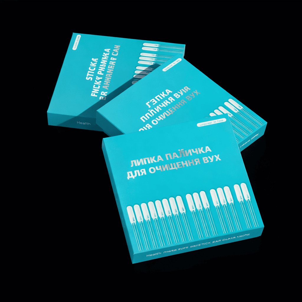 Липка паличка для чищення вух 