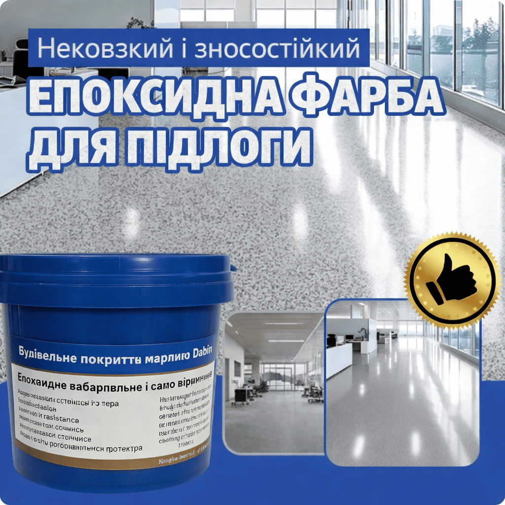 Eпоксидне покриття з глянцевого мармуру