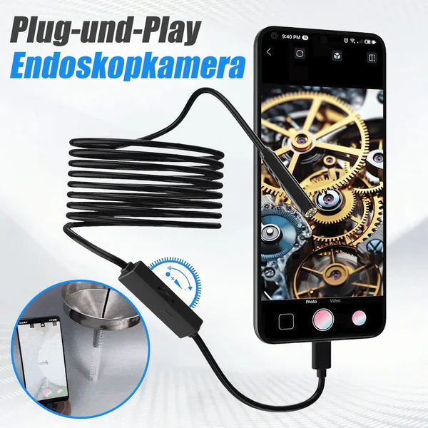 Plug-and-Play ендоскопічна камера