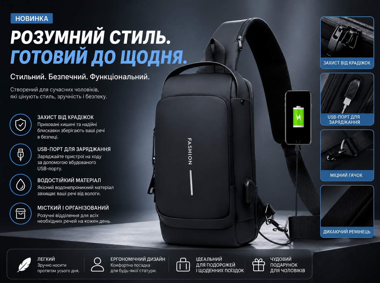 Розумна сумка для сучасного ритму життя