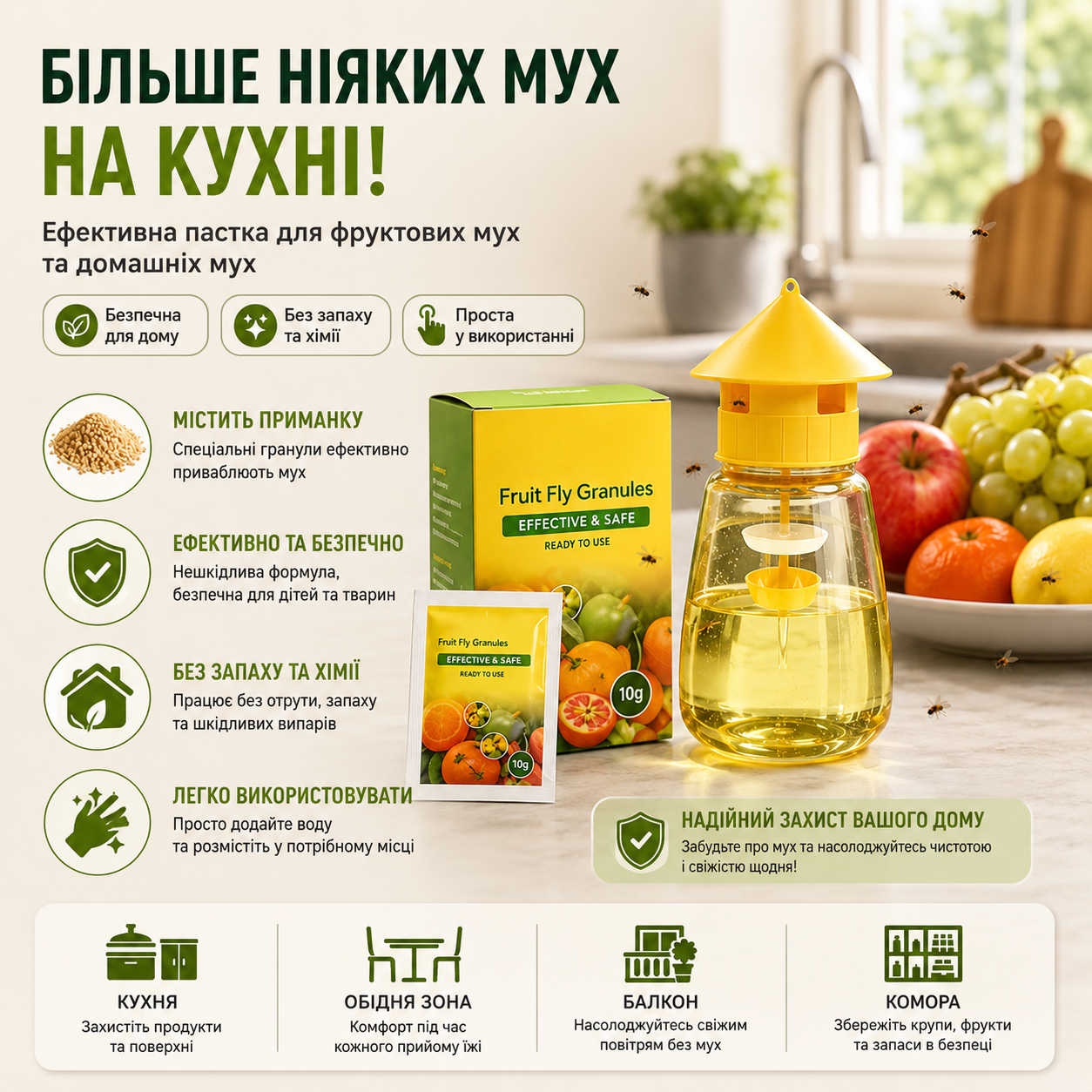 Розумна пастка від мух