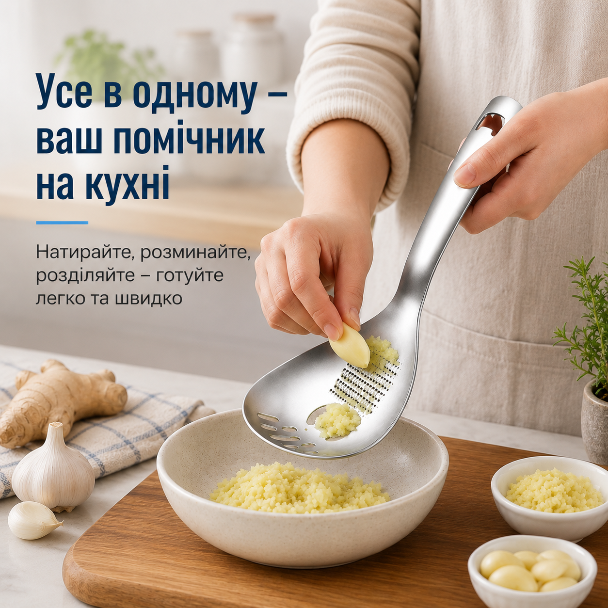 Багатофункціональна ложка з нержавіючої сталі