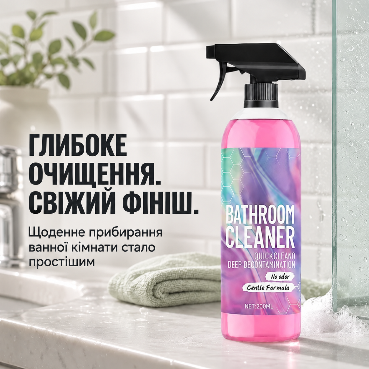 Засіб проти слідів води та нальоту